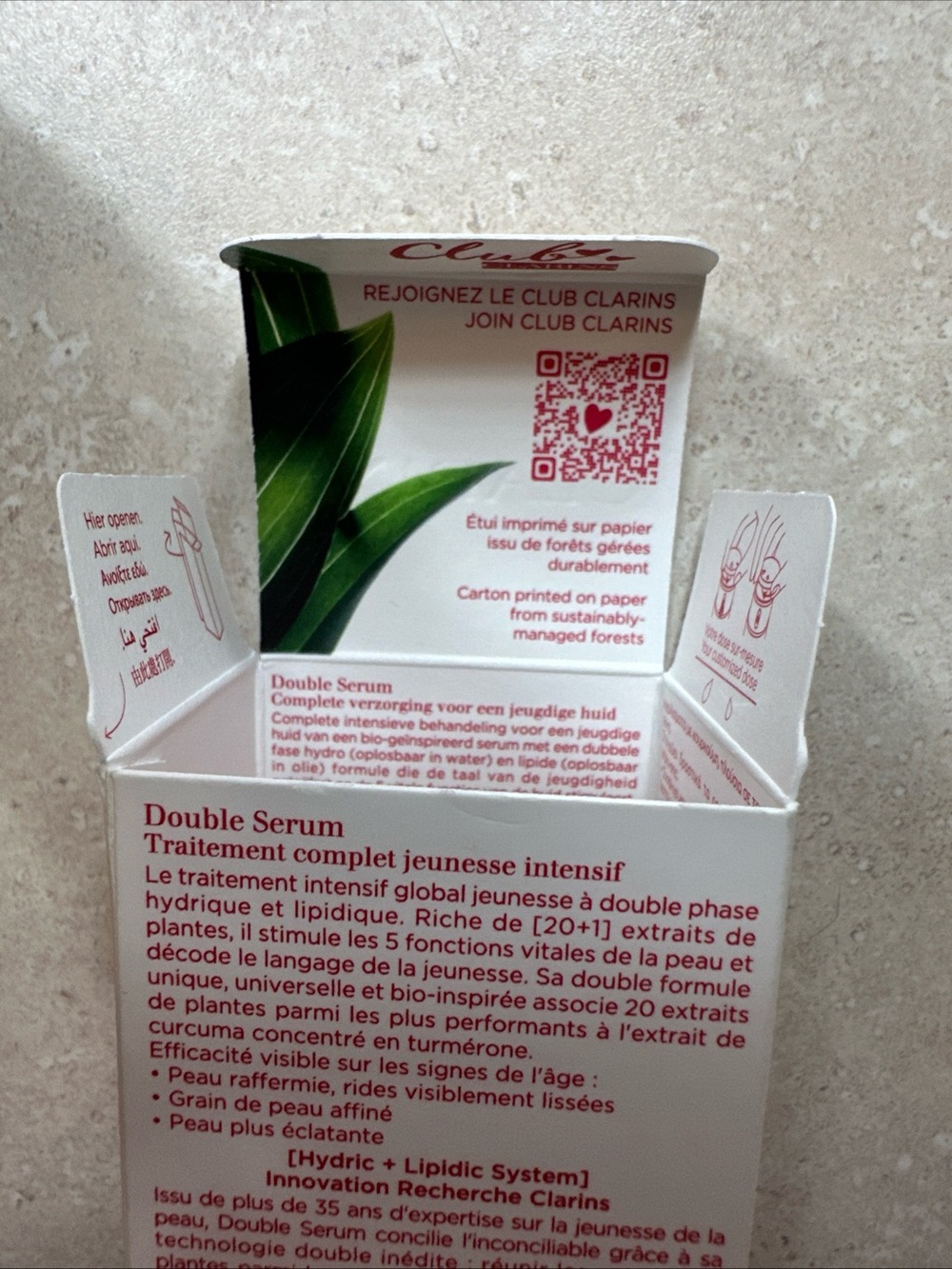 Clarins Double Serum - Complete Age Control Concentrate - Picture 5 of 5